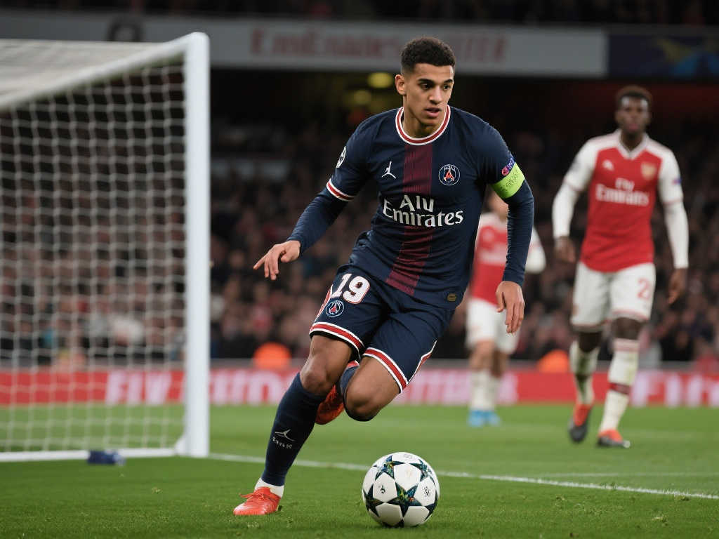 阿什拉夫1球5抢断，荣膺巴黎2-1力克阿森纳之战最佳球员